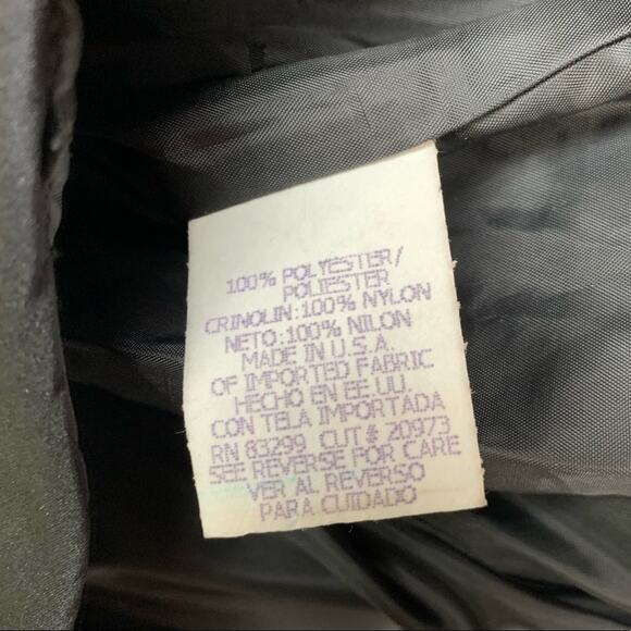 Black Ruched Wrap Over Strapless Midi A Line Dresd - Picture 9 of 11